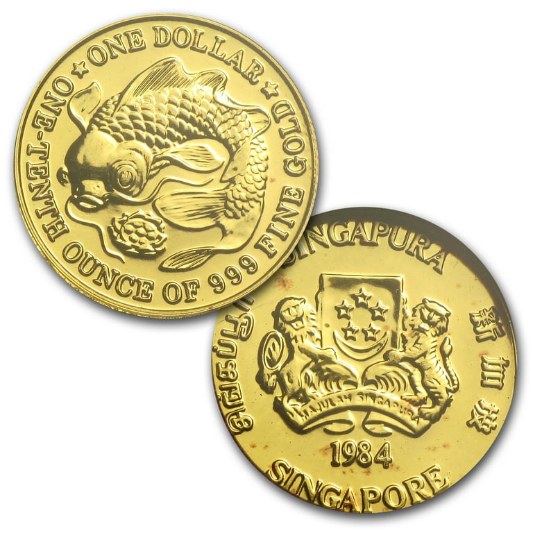 1984 Singapore 4-Coin Gold Set BU - Walmart.com