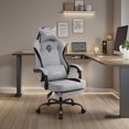 thumbnail image 6 of SITMOD Ergonomic Gaming Chair with Lumbar Support & Footrest - Adjustable Height Recliner, 360° Swivel Seat, Fabric, Headrest, Metal Frame for Home Office & Gaming (Gray), 6 of 6
