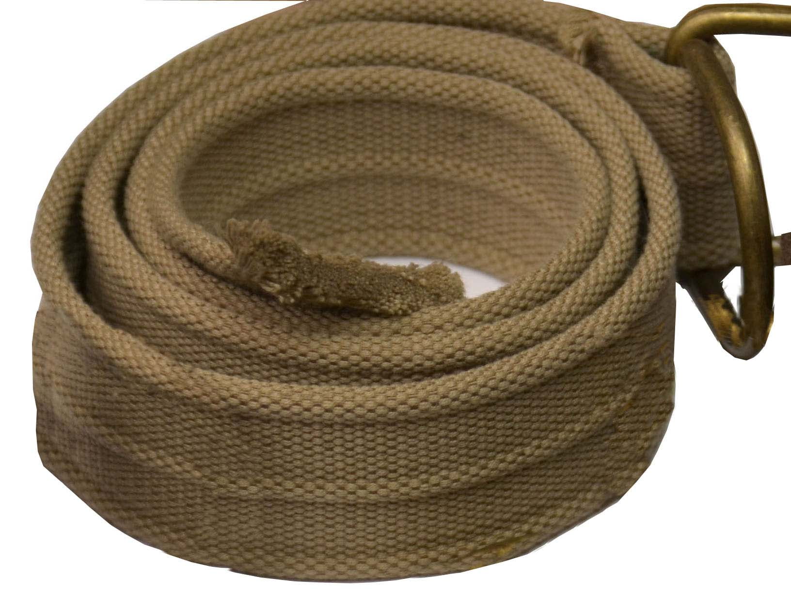 Military  Belt Expedition Type with DRing Closure.Khakilength 44