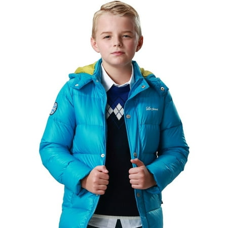 Leo&Lily Big boys Down Padded Puffer Jacket With Hood