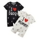 thumbnail image 4 of Conjunto de 2 uds de mono bonito para gemelos, conjunto de mono para bebé, trajes de fotografía, ropa para mamá y papá, ropa para el hogar, uso diario 12 a 18 meses, 4 of 8