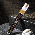thumbnail image 6 of Memorial Stone Lettering Repair Paint Pen Strong Coverage Inscriptions Restoration Tool, 6 of 7