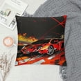 thumbnail image 2 of Orinice Flames Digital Painting Graphic Decorative Cotton Linen Pillow Cover for Home Couch Living Room Bed Sofa, Soft and Durable, 1PC 12x12in, 2 of 5