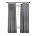 thumbnail image 2 of Thermaplus Ventura Blackout Window Treatment Tab Top Curtain Panel for Bedroom Livingroom 52" x 95" Dark Grey, 2 of 5