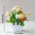 15*13Cm Simulation Rose Fence Flower Wedding Home Ornaments Potted