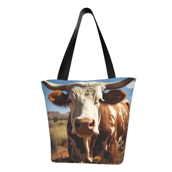 Easygdp Cute Daisy Cow Shoulder Bags for Women,Crossbody Bags Shoulder Purse Handbag for Women