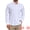 Light Blue, variant on DARING DIVA Men's Striped Button Down Long Sleeve Stretch Shirts S Red