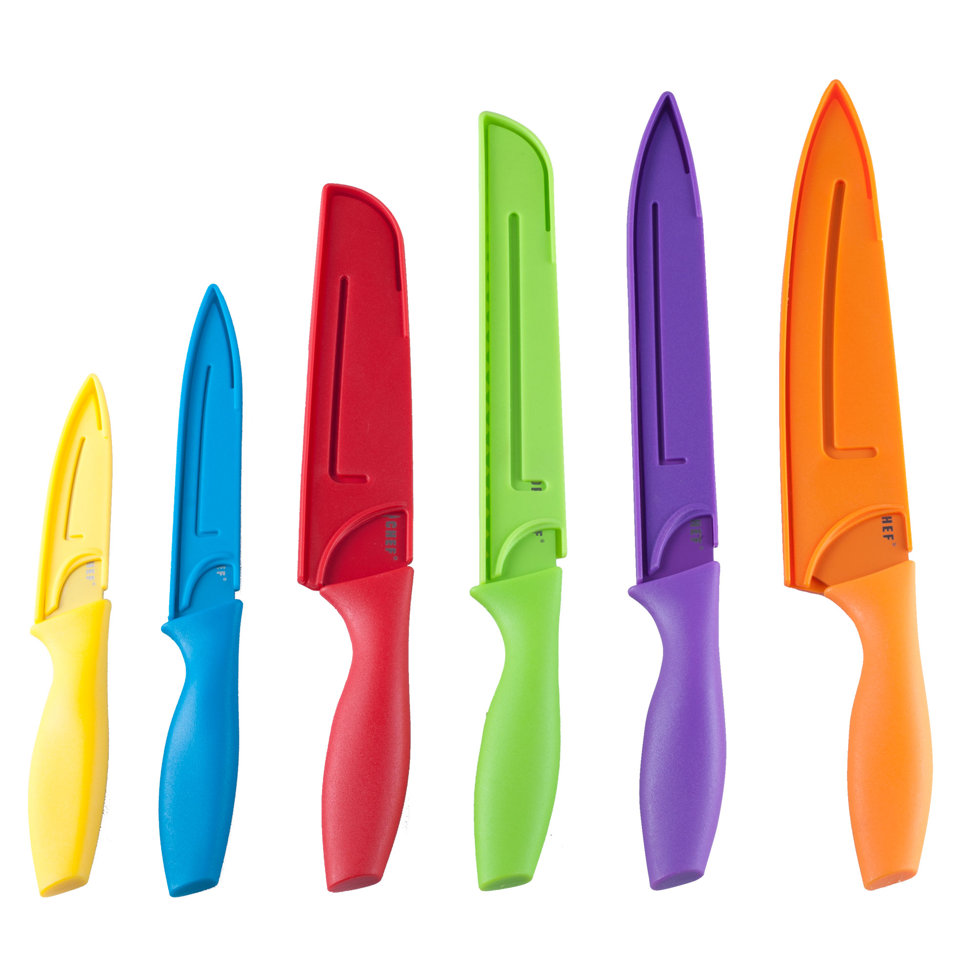 Top Chef 6-Piece Colored Knife Set, Professional Grade - image 2 of 4