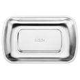 thumbnail image 1 of Shisuyan Stainless Steel Plate Large Serving Platter Food Storage Tray For Family Restaurant Hotel Easy Clean, 1 of 8