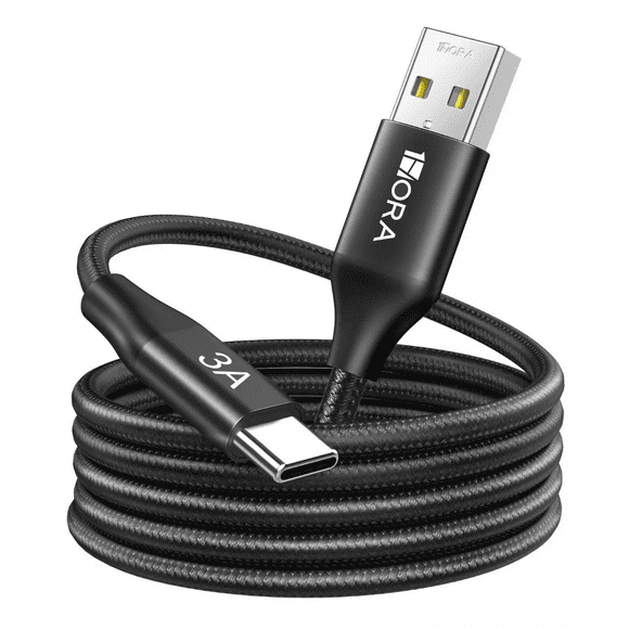 Cable Tipo C 2m Usb C A Usb A 3a Cable Carga Rapid Negro