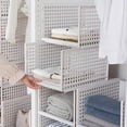 thumbnail image 3 of veasfak Multifunctional Cube Organizer Stackable Plastic Storage Shelf 42.5X33X25cm, 3 of 9