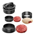 thumbnail image 3 of Meat Mincer 4 In 1 Burger Patty Maker Sandwich Cutter Sealer For Stuffed Burgers Sliders Grilling Accessories, 3 of 6