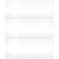 CCOCC Scrapbook Binder Pages Protectors Photo Albums for 8x10 Photos PVC 50 Pcs