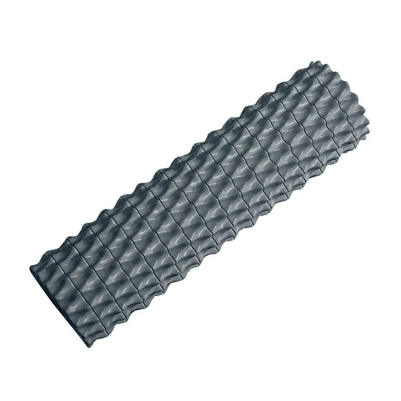 Tignapoo Hollow Foam Yoga Roller with Fishbone Design - 45*14cm, Deep Ocean Gray, Ideal for Muscle Relief and Rehabilitation, Supports Up to 150kg, Durable EVA and PVC Construction.