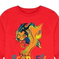 thumbnail image 3 of The Lion King - Scar - Fearless - Toddler & Youth Long Sleeve Graphic T-Shirt, 3 of 5