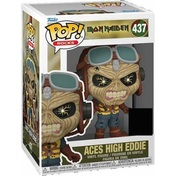Pop Rocks Iron Maiden 3.75 Inch Action Figure - Aces High Eddie #437