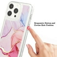 thumbnail image 6 of for iPhone 14 Plus Clear Case, Luxury Elegant Pattern Shockproof Slim Fit Soft TPU Cover Transparent Anti-Scratch Protective Anti-fall Back Phone Case for iPhone 14 Plus, C, 6 of 11