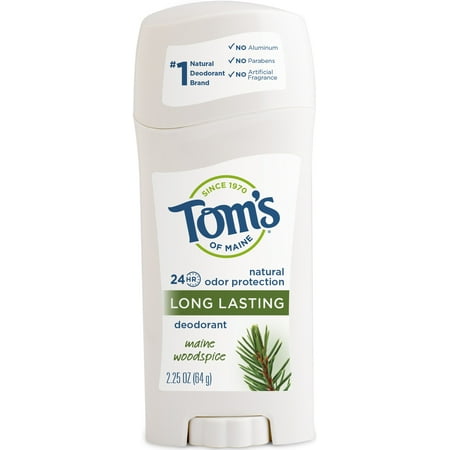Tom's of Maine Long Lasting Deodorant Maine Woodspice 2.25 (Best Long Lasting Men's Deodorant India)