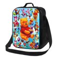 thumbnail image 1 of Winnie Bear P-ooh Lunch Bags Portable Insulated Lunch Box Tote Bag Cooler Office Picnic, 1 of 9