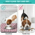 thumbnail image 4 of Polka Dot & Leopard Dog Feeding Mat - Gradient Colorful Pet Food Pad - Absorbent Foam Core with Dynamic Leopard Print - Easy Clean Mat for Bowls, 4 of 5