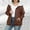 Brown, variant on Womens Zip Up Hoodies 2026 Casual Heart Print Oversized Fleece Lined Jacket Trendy Y2K Hoodie Winter Sherpa Warm Coat