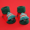 thumbnail image 3 of BULLPIANO Christmas 3D Cartoon Anti-Slip Baby Booties Socks, Infants Newborn Winter Warm Floor Slippers Socks, Size 0-12 Months, 3 of 5