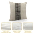 thumbnail image 4 of YANMS Throw Pillow Covers Outdoor Decor Beige Patchwork Brown Faux Pillows Cover for Couch Sofa, Beige, 4 of 5