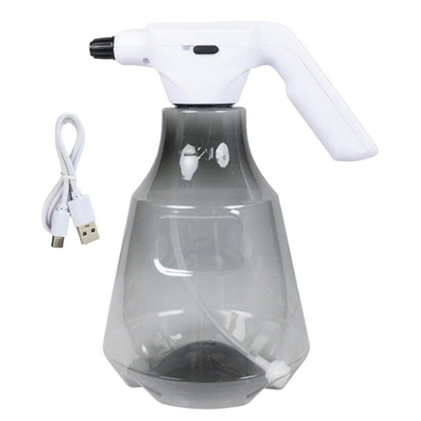 Pulverizador de plantas eléctricas de 2L, regadera automática, portátil, multiusos, jardinería gris Zulema Pulverizador eléctrico