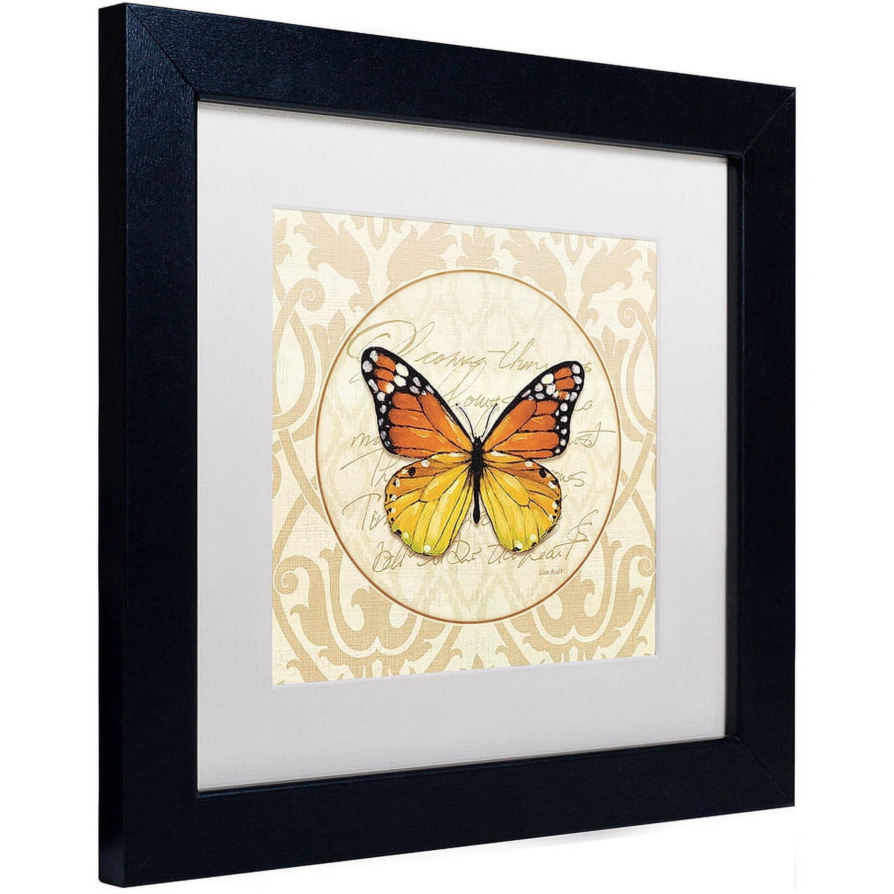 Trademark Fine Art "End of Summer IV" Canvas Art by Lisa Audit, White Matte, Black Frame