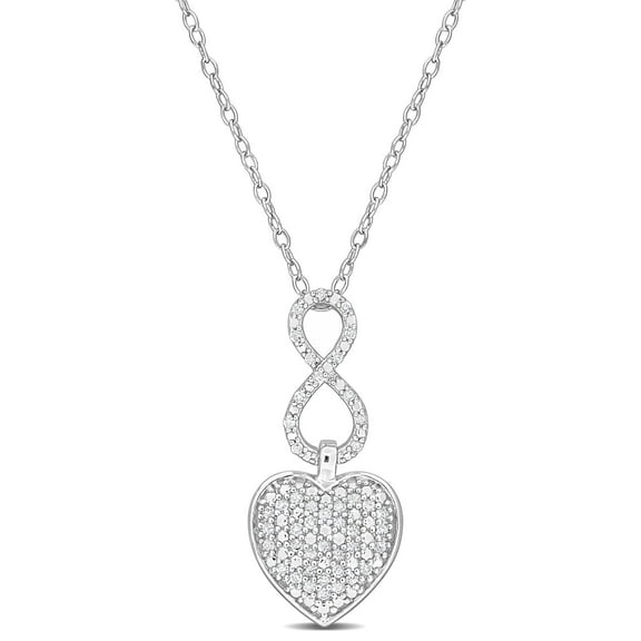Everly Women's .25CT TW Diamond Sterling Silver Pendant