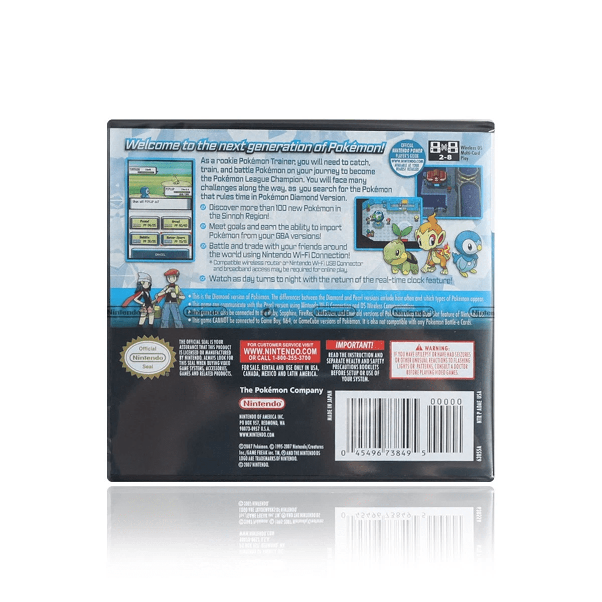Pokémon Diamond Version (Nintendo DS, 2007) Video Games New
