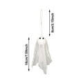 thumbnail image 3 of Pack of 10 Small Hanging Ghost with White Creep Cloth and Black Eyes for Halloween Party Decoration Home/Yards/Garden/Pub/Classroom/Showcase/Living Room Holiday Party Decor, 3 of 9