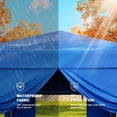 thumbnail image 3 of Towallmark 10x10 Pop Up Canopy Tent Complete Set with 4 Sidewalls - Easy 2 Min Setup, 3 Height Adjustable, Includes Sandbags & Carry Bag for Camping, Beach, Party-Blue, 3 of 6
