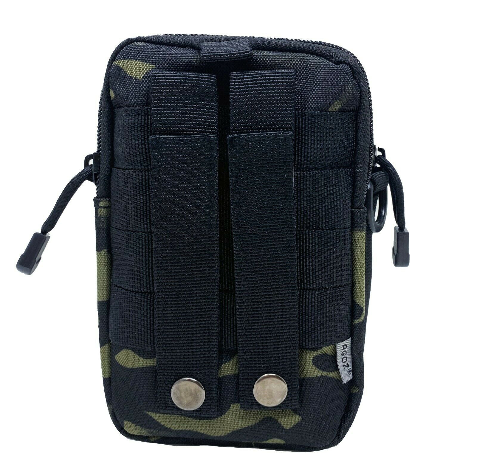 Agoz Camo Travel Pouch Case Molle Bag Hiking Holster for Samsung Galaxy S23,  S22, S21+, S21 Ultra, S20, S20+, Note 20, Note 10, A02s A03s A12 A13 A20  A21 A22 A24 A32