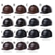 thumbnail image 5 of Qarigey Gorros de invierno de cuero de mediana edad forro polar cálido orejeras sombrero estilo Vintage sombrero térmico caminar al aire libre Sombreros Negro XL{57-58} Qarigey  AP013136-11, 5 of 6