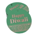 thumbnail image 1 of Inkdotpot 100 Pack Happy Diwali Favor Paper Tags Craft Real Rose Gold Foil Hang Tags, 1 of 6