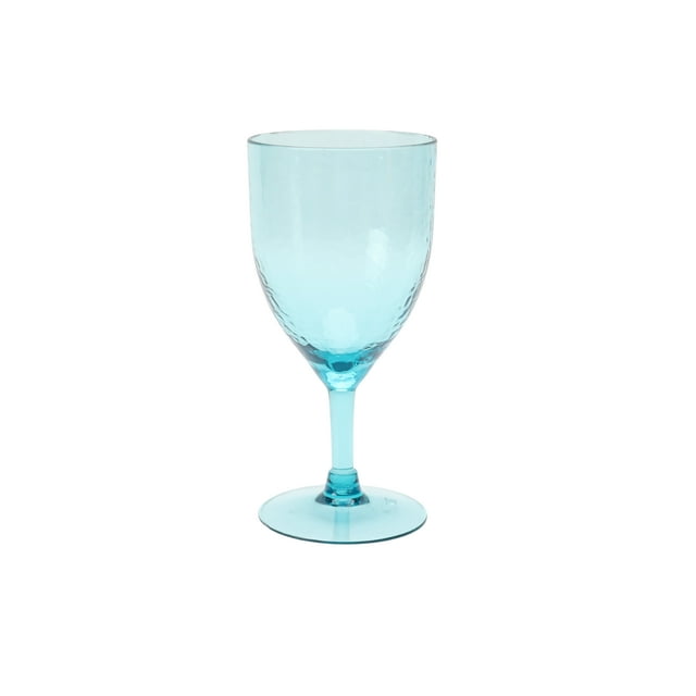 Hometrends Hammer Blue Acrylic Goblet 419mL
