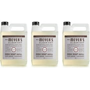 Mrs. Meyers Clean Day Liquid Dish Soap Refill, Lavender, 48 Ounce 3 Pack