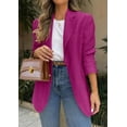 thumbnail image 2 of Blazer PRETTYGARDEN 2025 para mujer, casual, de negocios, rosa, 2 of 5