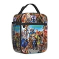thumbnail image 3 of Zootopia Insulated Lunch Bag Cartoon Backpack, Reusable Thermal Cooler Tote for School Picnic Travel, Water Resistant Zipper Lunch Box Carry Bag Large Capacity Reusable Cooler Bag 11488-A23, 3 of 6