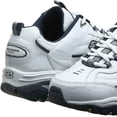 thumbnail image 2 of Skechers Men's Energy Afterburn Lace-Up Sneaker, White/Navy Blue, 10 Wide, 2 of 13