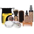 thumbnail image 2 of Juego de aceite para barba ANGGREK SEFUDUN Kit de aseo para barba cepillo peine jabón aceite champú, 2 of 8