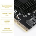 thumbnail image 4 of 2X PCIE Una 5 Puertos SATA III 6 Gbps SATA Tarjeta de Expansión del Controlador Tarjeta Adaptadora, 4 of 8