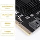 thumbnail image 4 of 2X PCIE Una 5 Puertos SATA III 6 Gbps SATA Tarjeta de Expansión del Controlador Tarjeta Adaptadora, 4 of 8