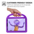 thumbnail image 5 of iPad Pro 11 Case for Kids (2020 Released, 2nd Gen), Allytech EVA Kids Friendly Full Protection Lightweight Kickstand Handle Grip Shockproof Back Cover for Apple iPad Pro 11 2020, Purple, 5 of 9