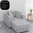 thumbnail image 2 of Microfiber Upholstered Modular Sofa with Throw Pillows / Ideal for Bedroom, Practical Design, 2 of 5