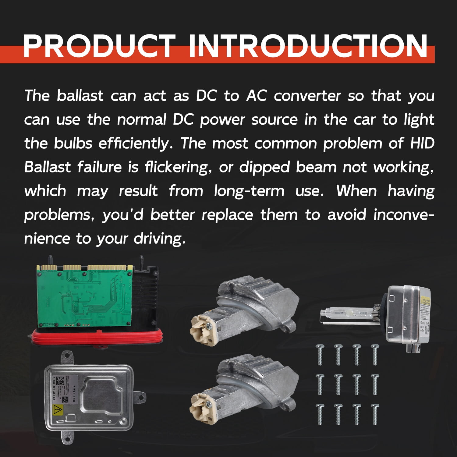 Xenon Ballast Bulb LED Module Diode Kit for 14-16 BMW 550i xDrive 63117355073