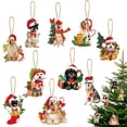 thumbnail image 2 of Dog Christmas Tree Ornament Xmas Decorations Funny Dog Christmas Tree Ornament Dog Lovers Gift Dog Hanging Decoration Assorted Dog Holiday Christmas Tree Ornament For Christmas, 2 of 9