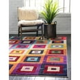 thumbnail image 2 of Unique Loom Tapis Géométrique Estrella 5' x 8' Rectangle Multi/Beige, 2 of 2