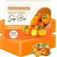 thumbnail image 1 of Persimmon Soap Bar for Body Odor Control Purifying Deodorant Body Soap Wash with Goat Milk for Eliminating Nonenal Body Odor Great for Skin Brighten, 1 of 5